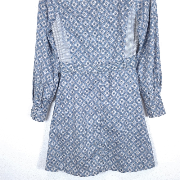 JOHNNY WAS 3J Workshop Paisley Mixed Print Cottagecore Mini Dress - Picture 11 of 15